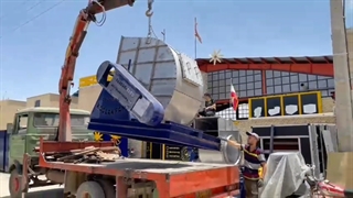 بارگیری فن سانتریفیوژ غول آسای پروژه کارخانه ذوب آهن پاسارگاد توسط شرکت کولاک فن