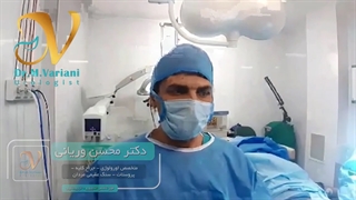 فیلم عمل تومور بیضه