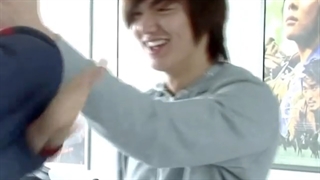 تمرینات لی مین هو برای سریال شکارچی شهر