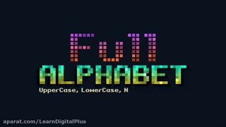 متن های پیکسلی در افترافکت