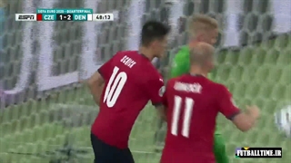 جمهوری چک 1_2 دانمارک / خلاصه بازی