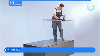 آموزش نصب نرده استیل|نرده استیل راه پله|نصب حفاظ پله(نرده شیشه ای پله)