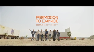 تیزر رسمی موزیک ویدیوی Permission to Dance بی تی اس