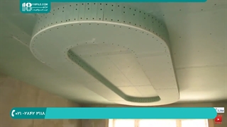 آموزش اجرای دیوار های دکور دار _ کناف کاری سقف