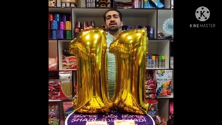 مقایسه بادکنک فویلی اعداد لی لی با چینی