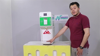 بستنی ساز قیفی رو میزی براس