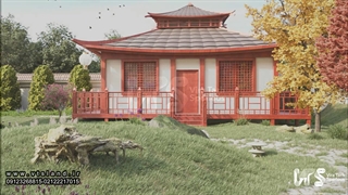 محوطه سازی باغ آتلیه، باغ ژاپنی