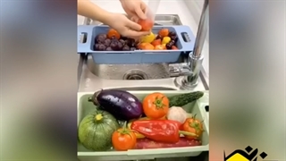 سبد آبکش کشویی سینک | فروشکاه خانه ما