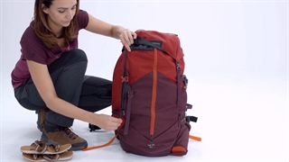 امکانات و فضاهای کوله پشتی فورکلاز مدل Trek100 50L