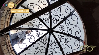 گنبد فرفورژه دماوند - ساخت سازه های فلزی دکوراتیو توسط شرکت کاژه