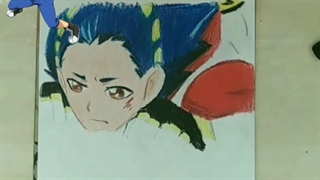 نقاشی والت آئویی از انیمه فرفره های انفجاری