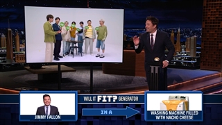بازی اعضای بی تی اس در برنامه جیمی ( Will It Fit? with BTS | The Tonight Show Starring Jimmy Fallon)