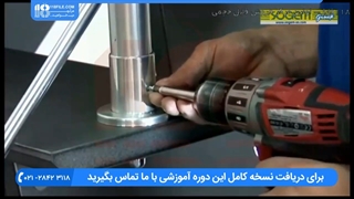 آموزش نصب نرده استیل|نصب حفاظ پله|نرده فلزی راه پله(نصب نرده چوبی)