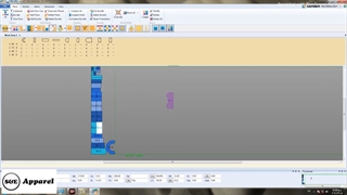 چیدمان الگو بصورت کامپیوتری با برنامه گربر Gerber برای ژاکت نوزادی با کدهای 2011 و 2010