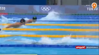 رکوردشکنی شناگر ایرانی (متین بالسینی )در حد المپیک در المپیک 2020