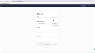 2.آموزش ثبت نام در صرافی کوینکس