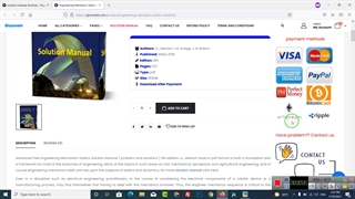 Solution Manual of Engineering Mechanics Statics 9th edition by J.L. Meriam L.G. Kraige J. N. Bolton