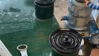 بریدن شیشه سکوریت با واترجت بدون هیچ گونه شکستگی !