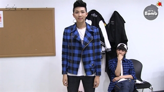 بنگتن بمب ۵۶ بی تی اس bangtan bomb EP 56 Rap Monster's Change Magic show + ( زیرنویس فارسی )