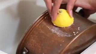 تمیز کردن ظرف های مسی