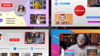 المان های ویدئو برای یوتیوب برای After Effects