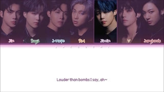 لیریک اهنگ louder than bombs از بی تی اس
