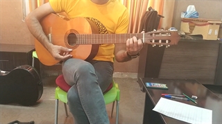 تدریس آهنگ دلبر ناب توسط استاد عزیزم❤