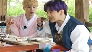 جیکوک در اپیزود ران بی تی اس 145 غذا خوردنشونم کاپلیه لعنتیا