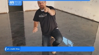 آموزش  کف پوش اپوکسی سه بعدی متالیک