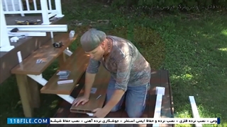 اجرای نرده استیل - فیلم اجرای نرده استیل- نصب حفاظ راه پله با پانلهای شیشه ای