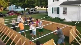 Table Football Human Foosball - Baby Foot Géant !