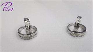 حلقه ست نقره کد R2098 و R2099 با رو کش طلای سفید