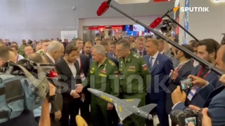 پهپادهای ایرانی در نمایشگاه صنایع دفاعی روسیه-2023