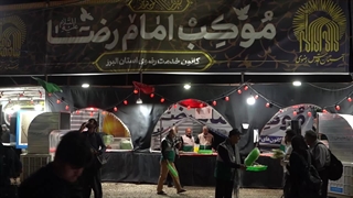 خادمیاران رضوی شش استان، پای کار خدمت به زائران اربعین در مرز مهران آمده‌اند