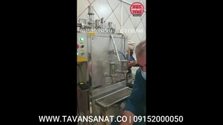 دستگاه پرکن سس نیمه اتوماتیک توان صنعت | 09152000050