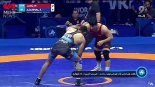 پیروزی آسان آذرپیرا برابر حریف کره ای در مسابقات قهرمانی جهان