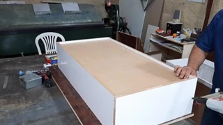 آموزش کمد کشودار ام دی اف ساختن چهارچوب