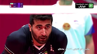 خلاصه بازی والیبال ایران 3-0 قطر (بازی های آسیایی هانگژو)