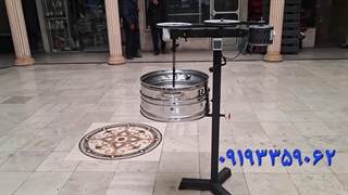 دستگاه تخمه پز صنعتی شورکن شور داغ برشته کن گردون صنعتی