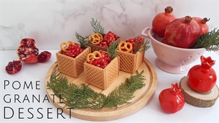دسر جعبه انار یلدایی|دسر یلدایی|ساده و خوشمزه|POMEGRANATE DESSERT|Yalda's Night Dessert