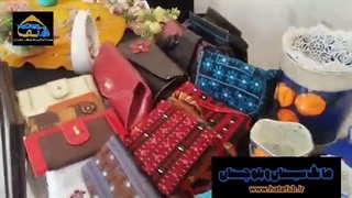 نمایشگاه صنایع دستی زنان کنارک بمناسبت روز زن برپا شد