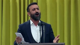 مدیحه سرایی آقای عباس طهماسب پور در دیدار مداحان با رهبر انقلاب، میلاد حضرت زهرا(س) ۱۴۰۳/۱۰/۲