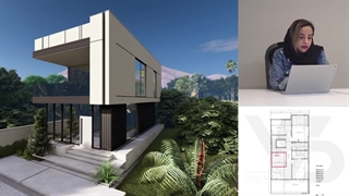 آیا در زمین‌هایی با عرض کم می‌توان ویلایی کاربردی و خلاقانه طراحی کرد؟