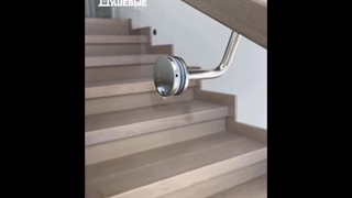 هندریل شیشه ای پله