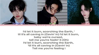 کاور هوش مصنوعی let the world burn for you (سونگهون،نیکی و کارینا)