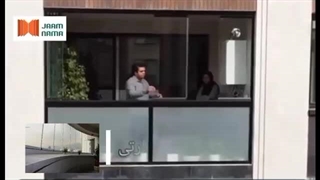 شیشه تاشو بالکن جام نما