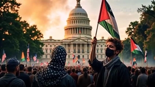 نامه رهبر معظم انقلاب به جوانان آمریکا در خصوص غزه با استفاده از هوش مصنوعی