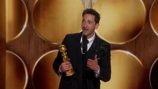 صحبت های آدرین برودی پس از دریافت جایزه بهترین بازیگر مرد گلدن گلوب 2025