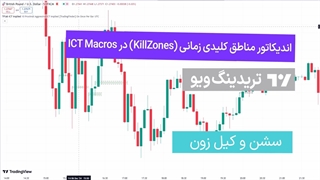اندیکاتور مناطق کلیدی زمانی(KillZones) درICT Macros برای تریدینگ ویو- دانلود رایگان [تریدینگ فایندر]