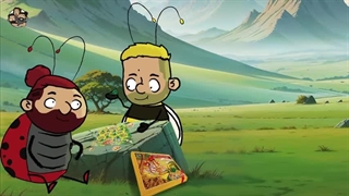 انیمیشن میا پلیز و کورش!!؟ ( میا شاپرک و کورش زنبورک و ایما کفشدوزک)